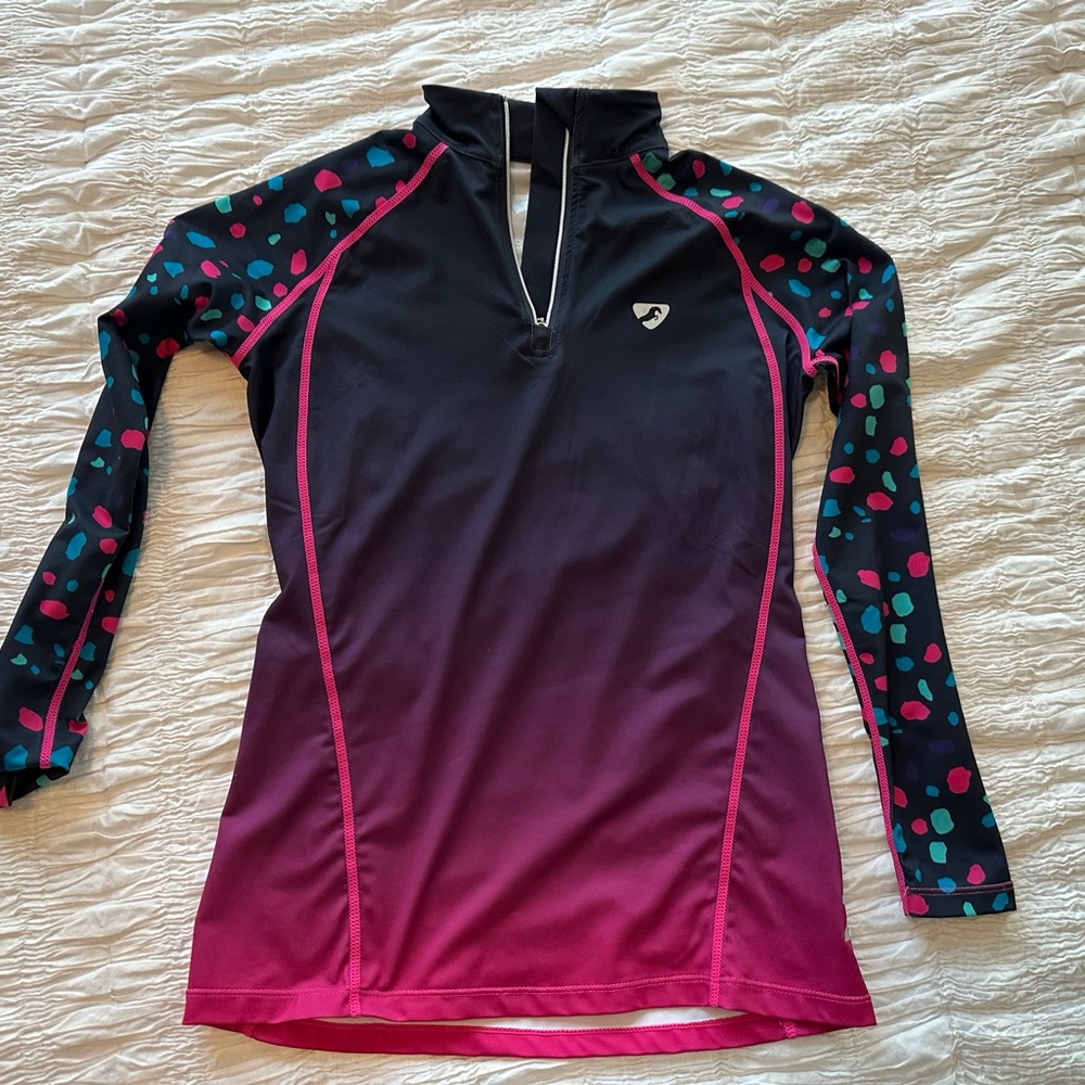 Aubrion girls riding shirt